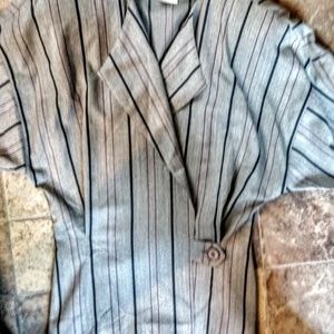 LUCIANO SOPRANI 100% lana-wool pantsuit,